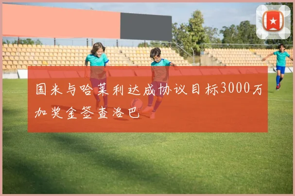 国米与哈莱利达成协议目标3000万加奖金签查洛巴
